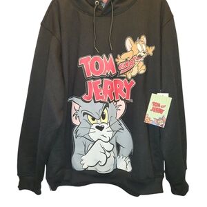 Members Only Black Tom and Jerry Hoodie